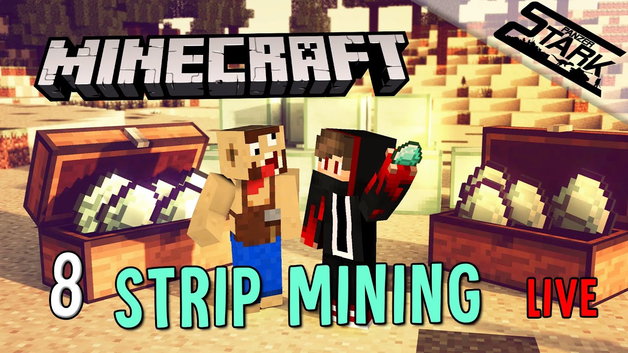 Minecraft Falu a Völgyben - 8.Rész (Csapatos Strip Mining, Csak a DIA!) - Stark LIVE