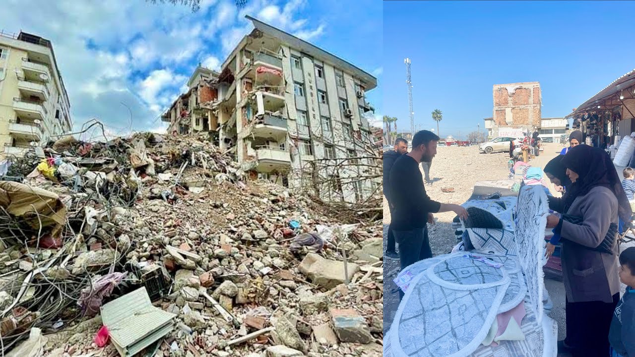 BÜYÜK DEPREM'DEN 1 YIL SONRA BAKIN NELER DEĞİŞMİŞ ~ RAMAZAN AYI ÇARŞI ALIŞ VERİŞİ