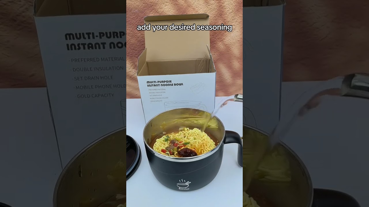 Viral noodle bowl hacks unveiled! #kitchenhacks #homehacks #springsale