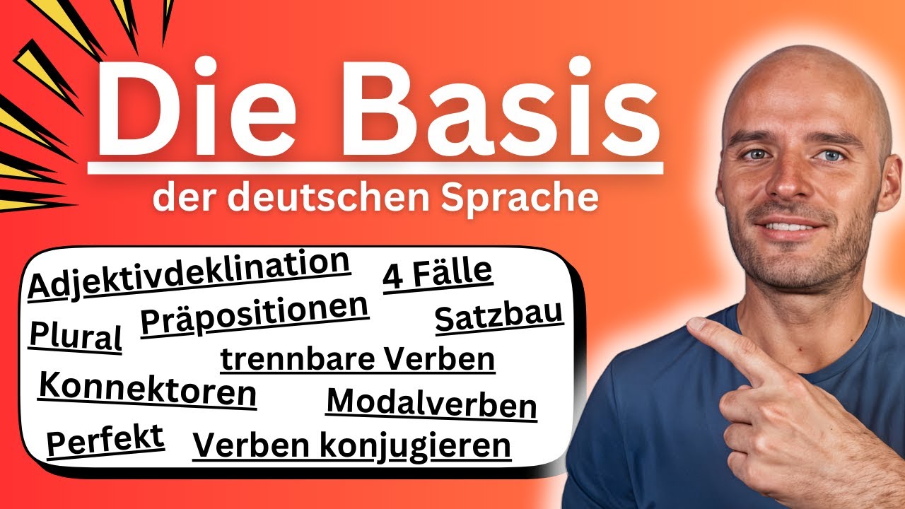 Das musst du können, wenn du Deutsch sprechen/schreiben willst 💪  Die Basis der deutschen Sprache