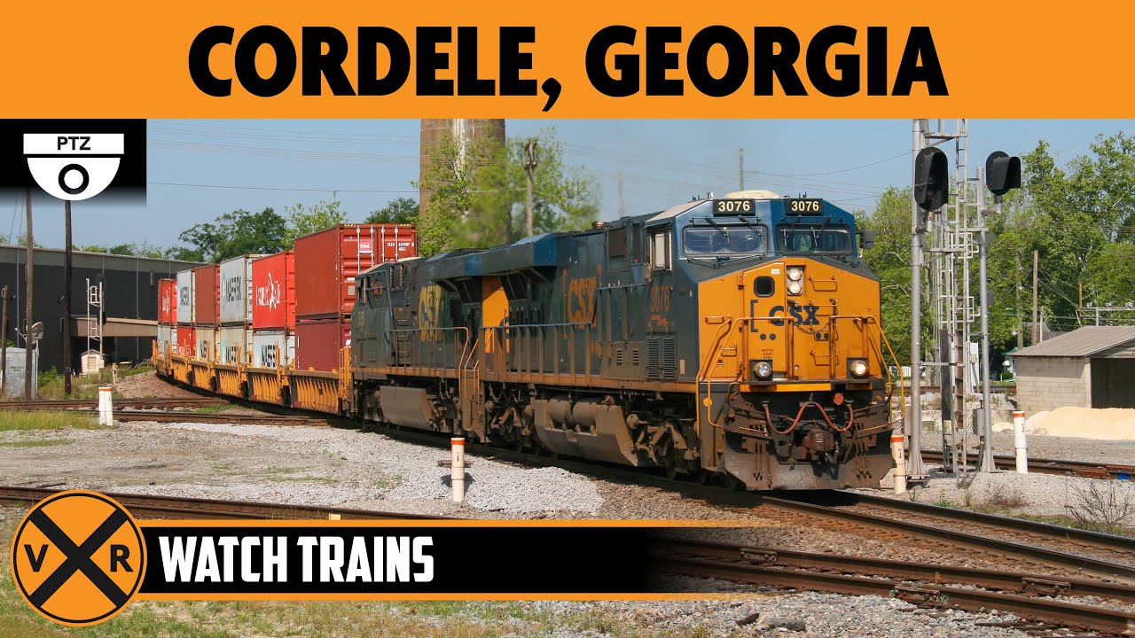 Cordele, Georgia, USA | LIVE Train Camera (PTZ)