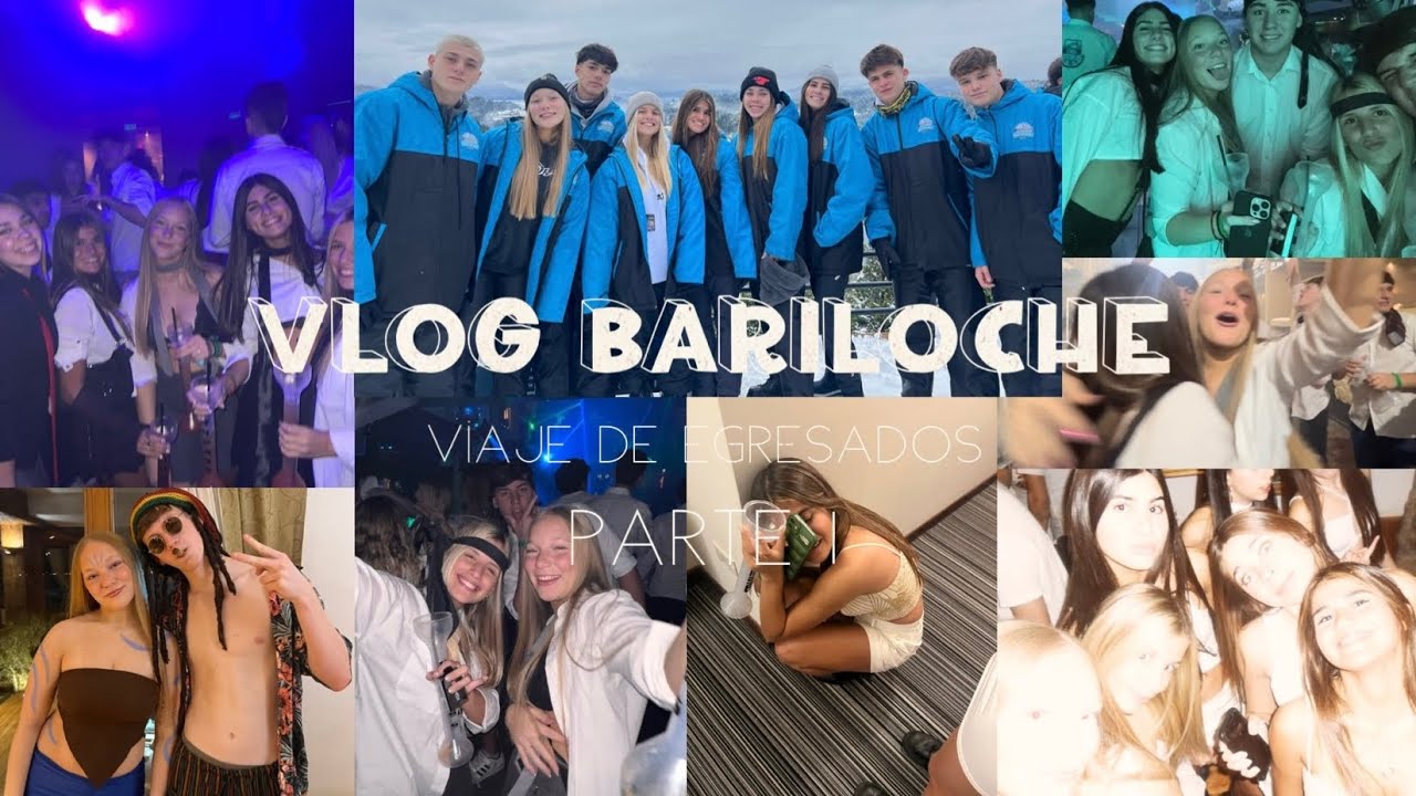 MI VIAJE DE EGRESADOS - bariloche 2024🤍                                    parte 1