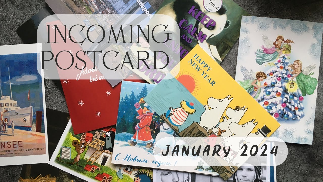Officials Postcrossing. Incoming postcard. January 2024