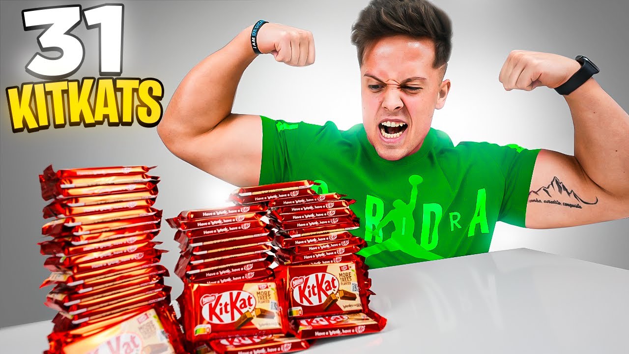 DESAFIO DO CORBUCCI EATS !! COMER 31 KITKATS