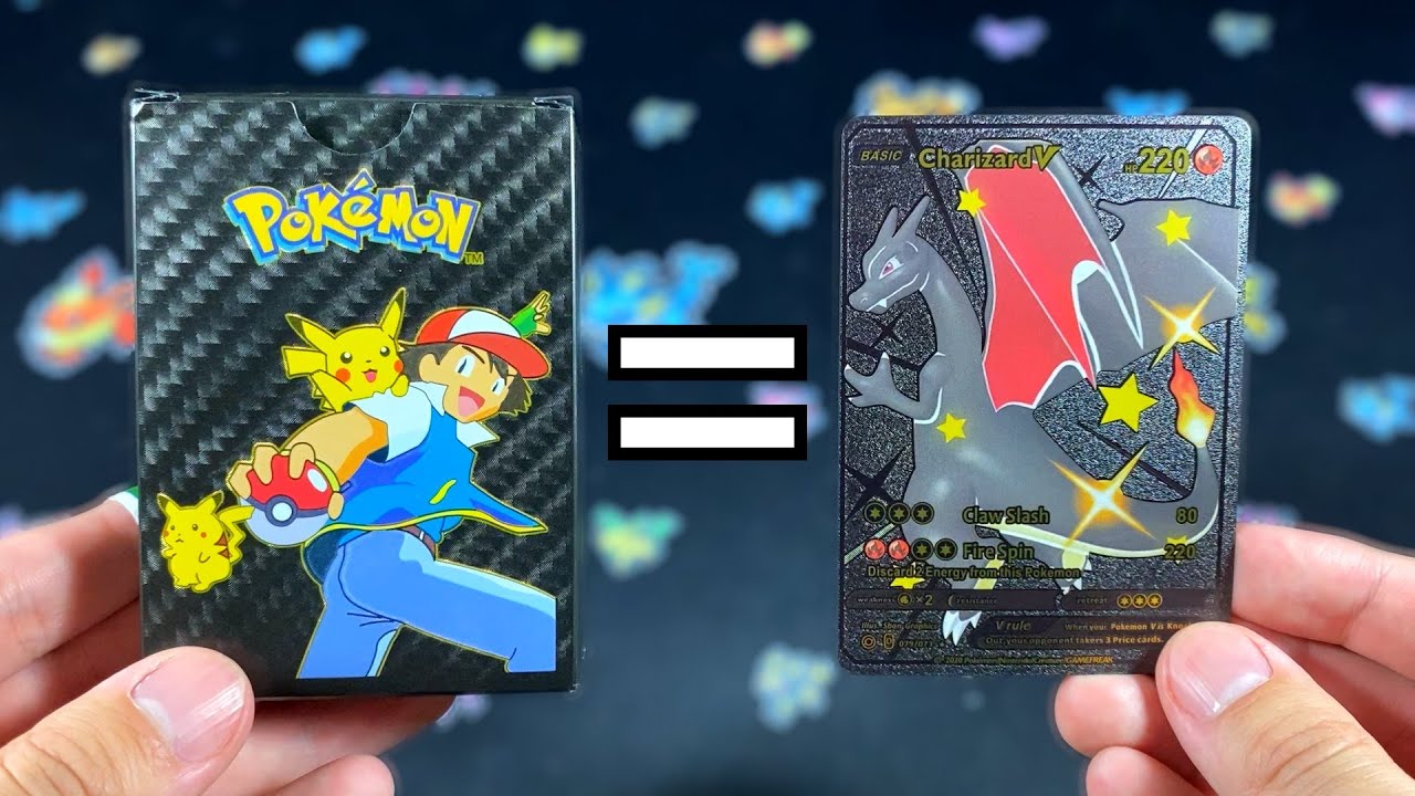 I Found A Weird Pokemon Box.. AND INSIDE HAD NOTHING BUT BLACK N GOLD RARE CARDS!