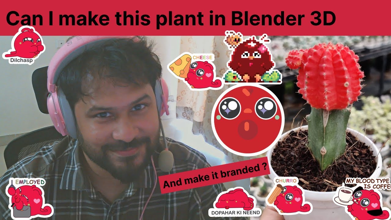 Can I create this plant in blender 3D | Shirobaby