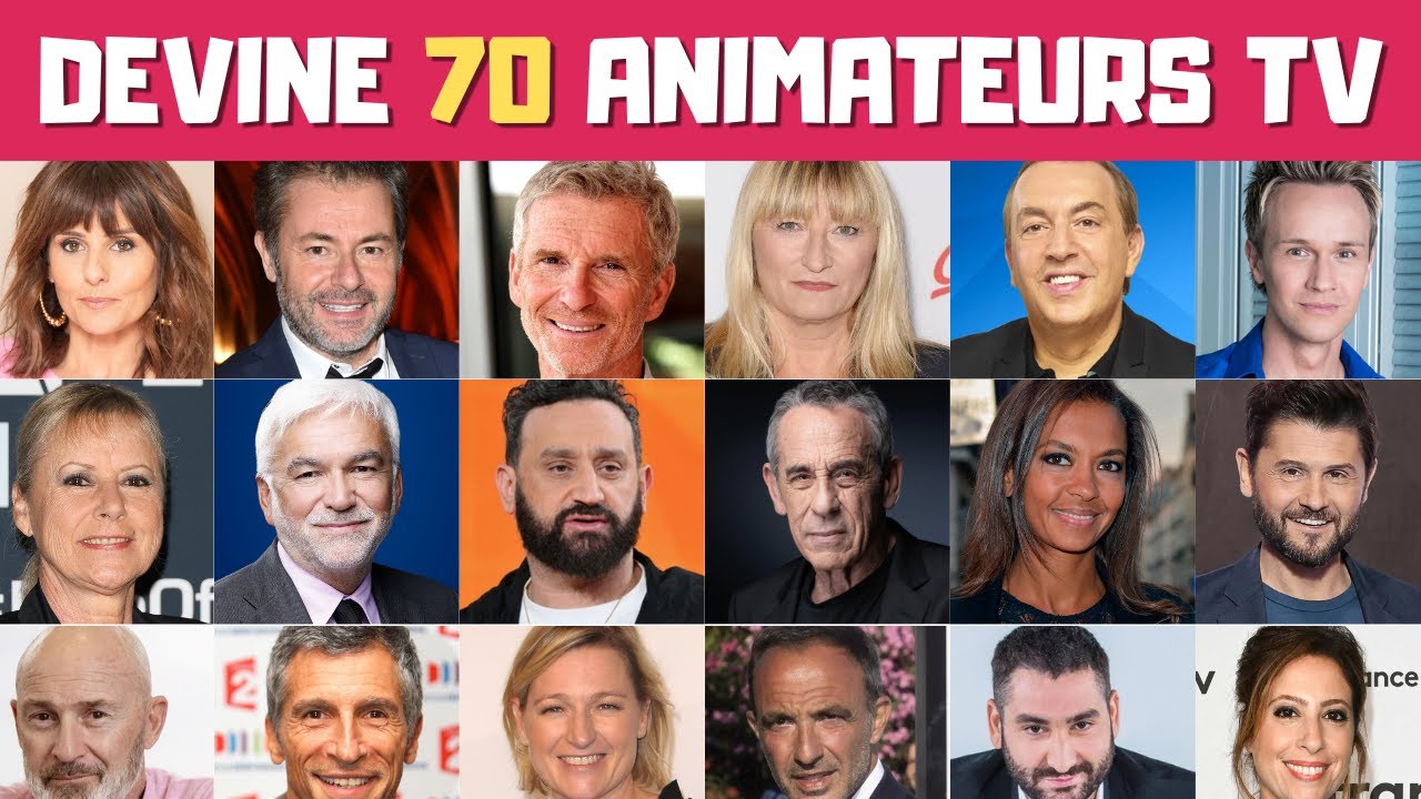Devine 70 Animateurs TV En 3 Secondes ! 📺🌟 | Cyril Hanouna, Dorothée, Camille Combal, Léa Salamé