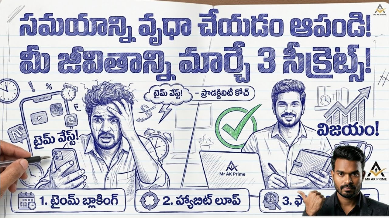 24 గంటలను మీ కంట్రోల్ లోకి తెచ్చుకోండి | Deep Work & Habit Loop | Mr AK Prime