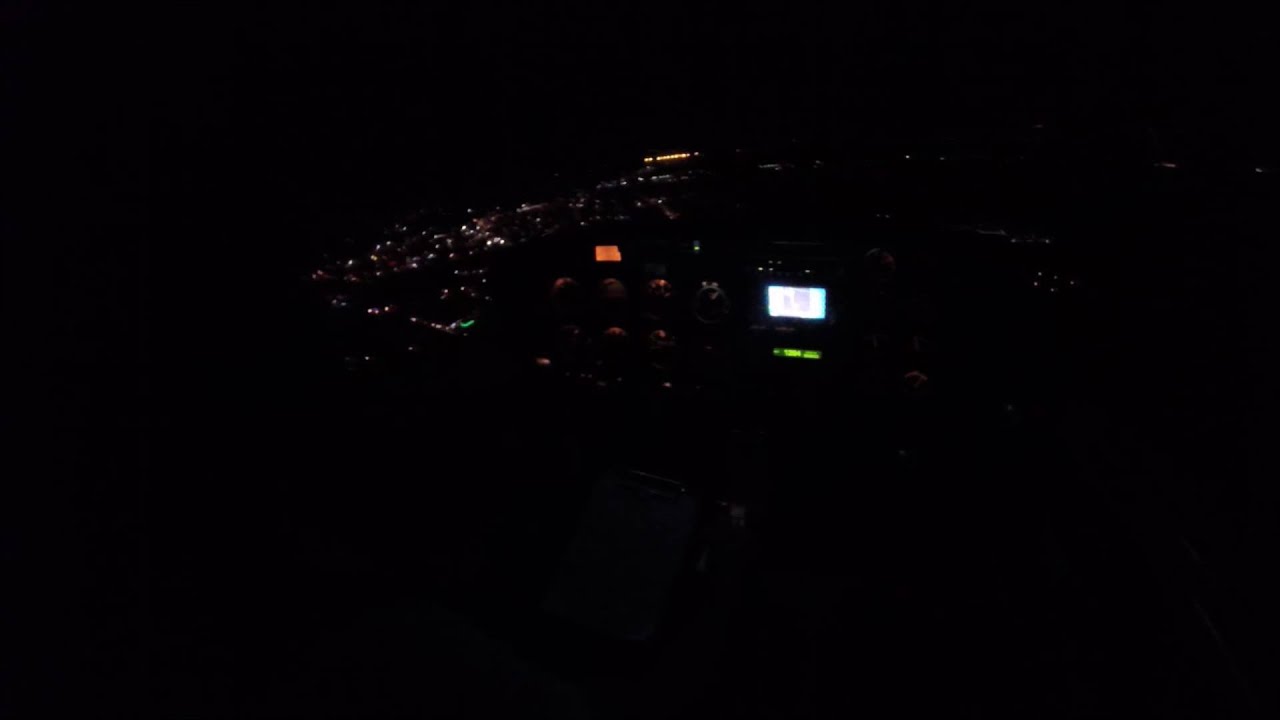 Diamond Da20 First Solo Night Flight - LTBU