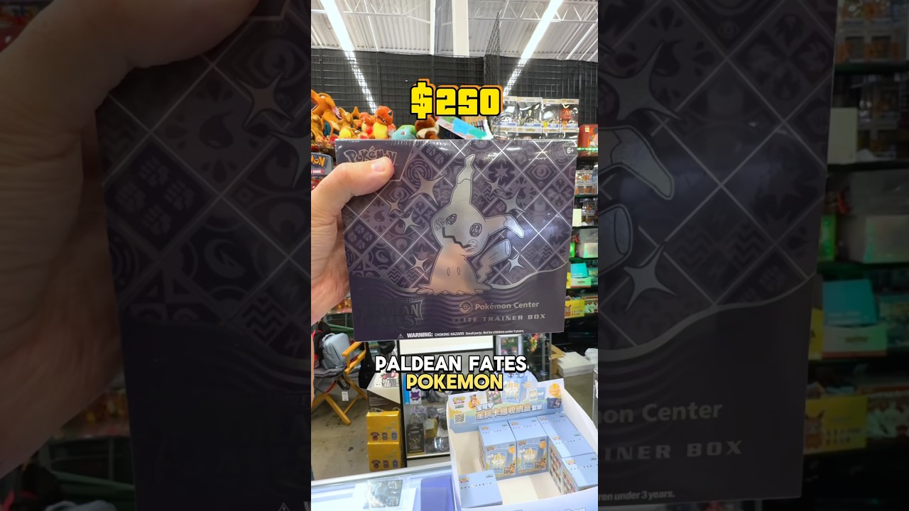 Paldean Fates Pokémon CENTER Elite Trainer Box In 2025 😯📈