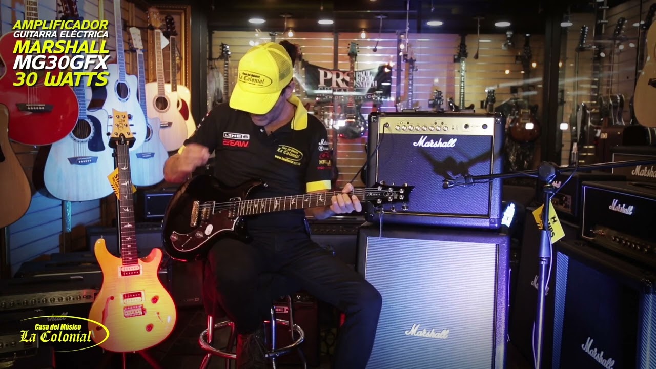 Amplificador Marshall MG30GFX - La Colonial