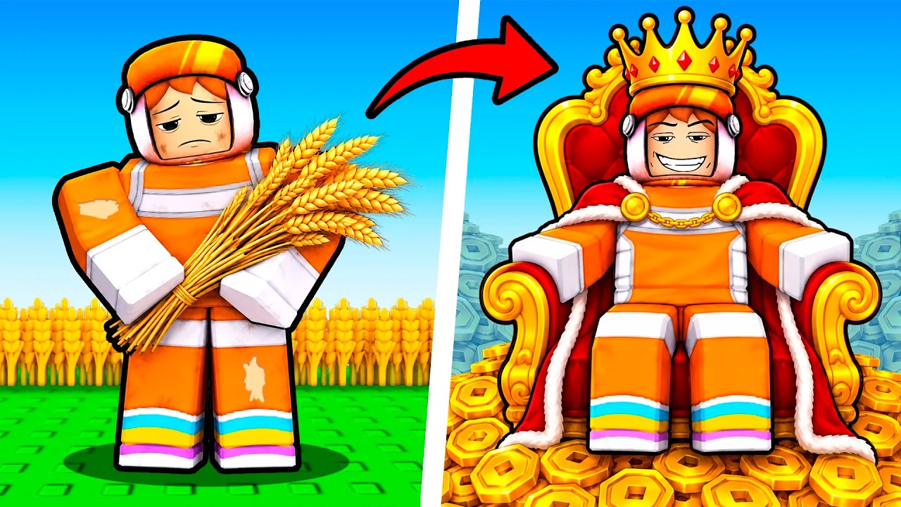 Из БОМЖА в ИМПЕРАТОРА-МИЛЛИАРДЕРА в Roblox!