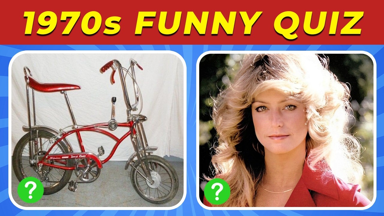 Guess The Name By Images! Iconic Things Of 1970s
