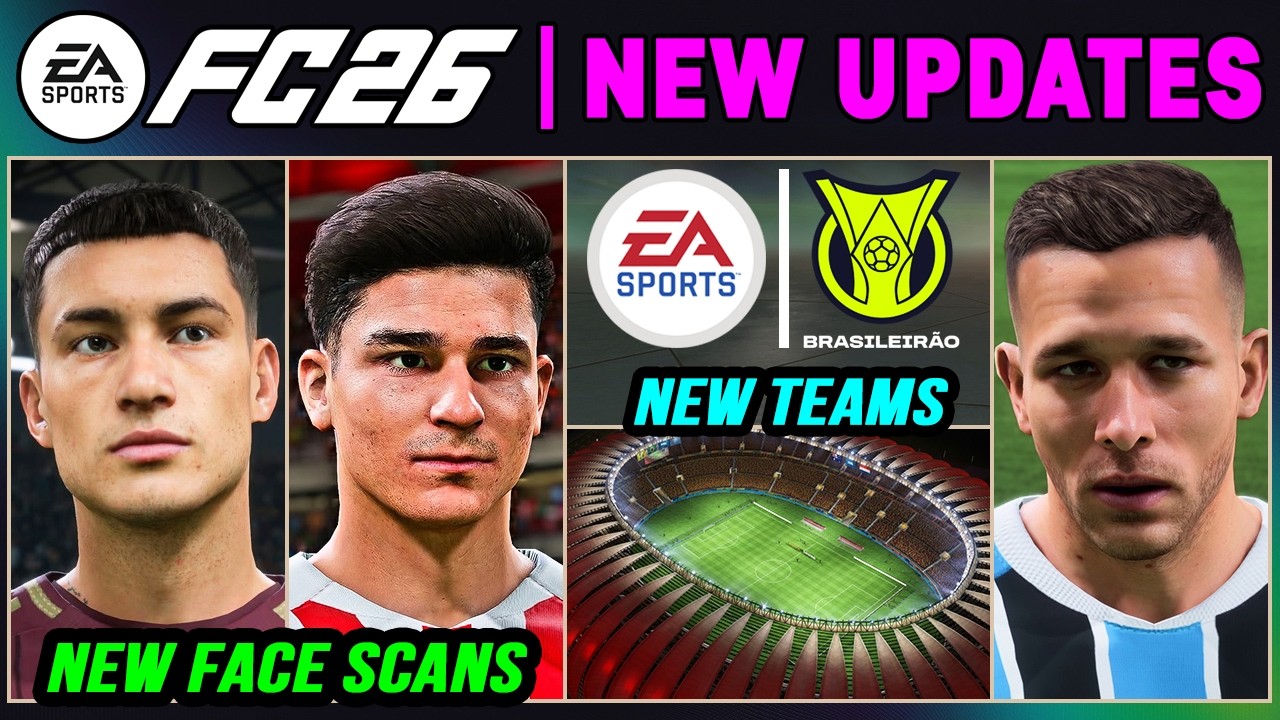 EA FC 26 NEWS | NEW CONFIRMED Licenses, Clubs, Stadiums & Real Faces ✅