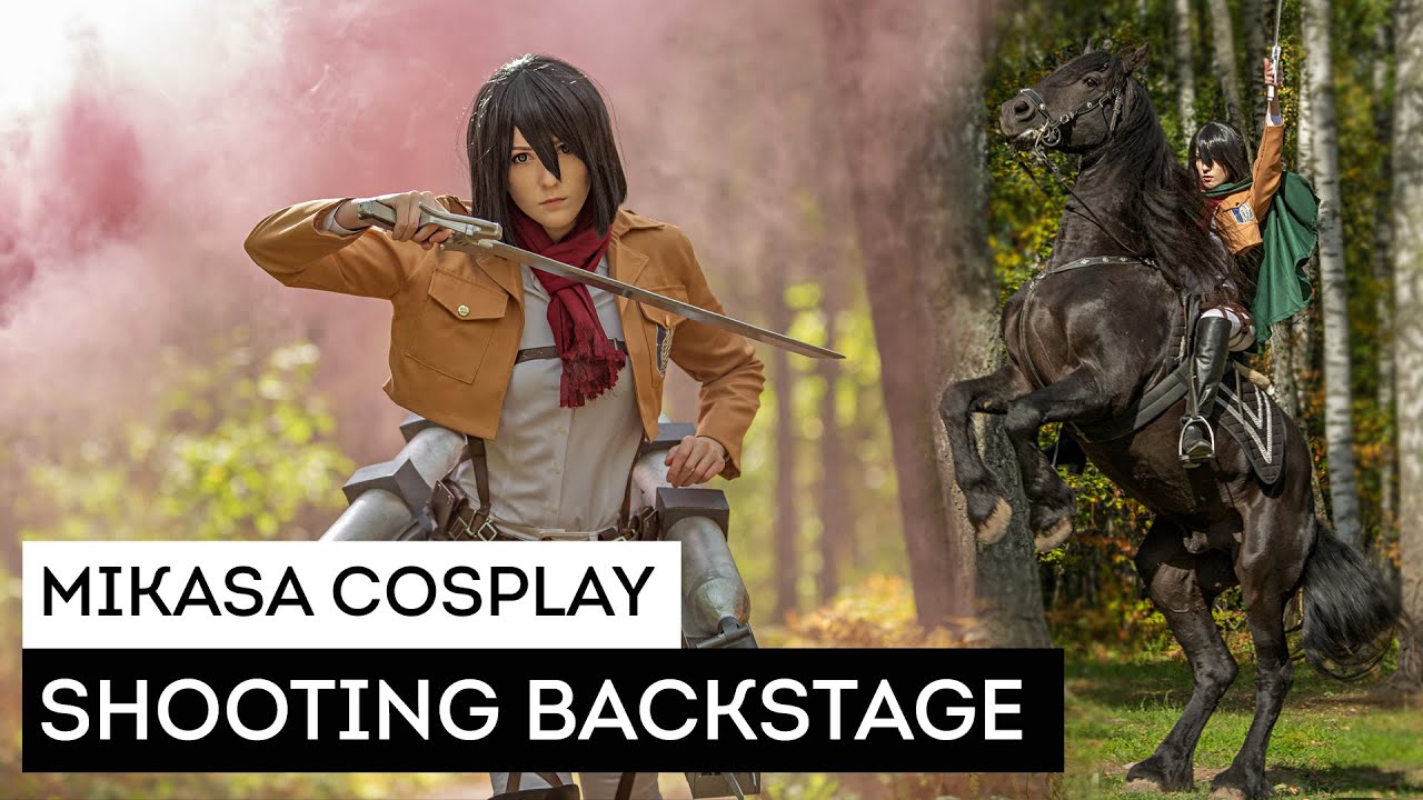 ATTACK ON TITAN | Mikasa Ackerman cosplay backstage
