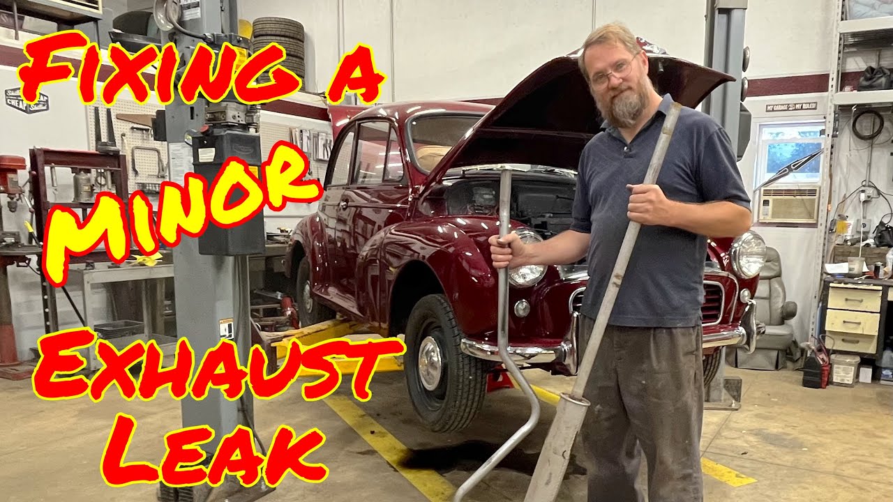 Addressing the Morris Minor 1000 exhaust leak