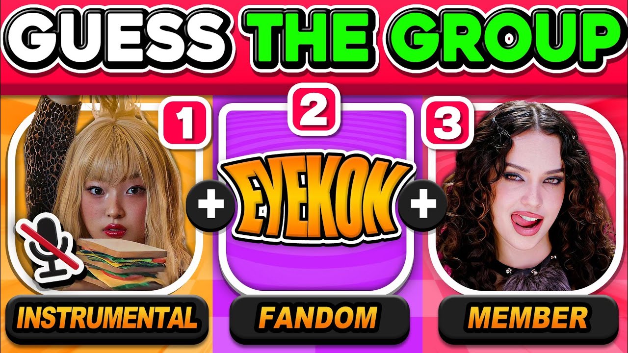 GUESS THE 50 GROUPS BY THE 3 CLUES ✨ | KPOP QUIZ 🎮