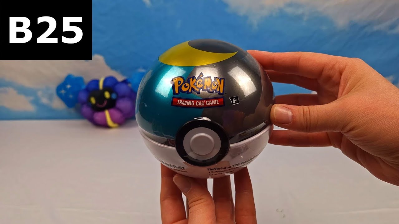 Opening Pokemon Moon Ball Tin - B25 | Pokemon Cards and Chill