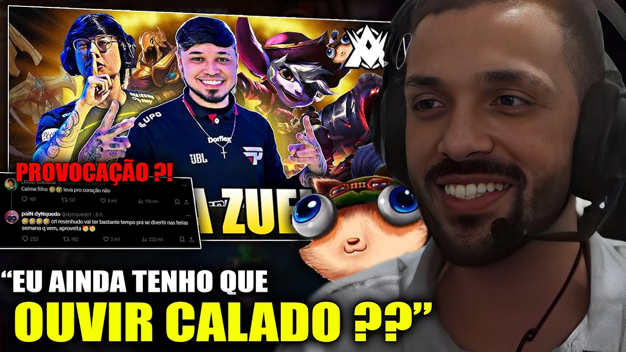 Dynquedo reagindo ao Bronziocre: TITAN DESTRUINDO e FLASH PERFEITO do TINOWNS - LTA SUL