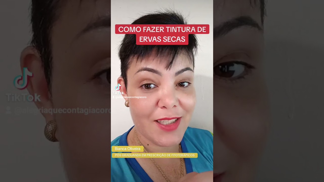 Como fazer tintura erva seca SEM ENROLA&Ccedil;&Atilde;O