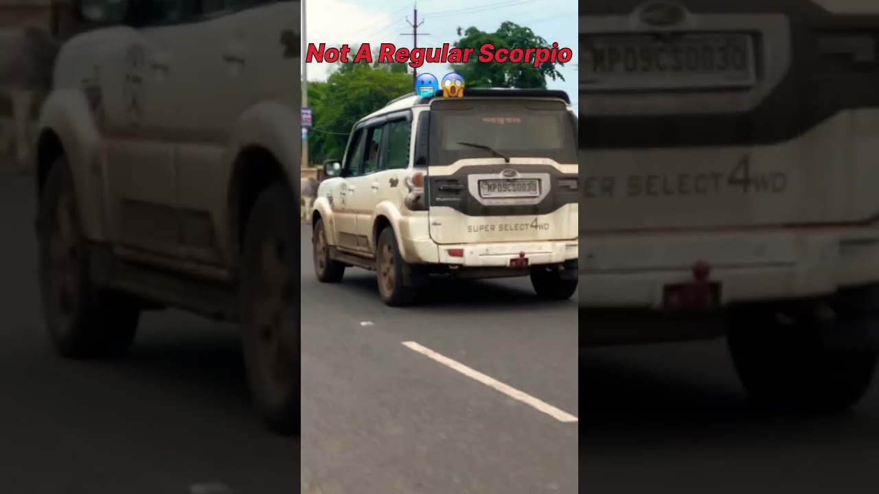 Not A Regular Mahindra Scorpio ☠️
