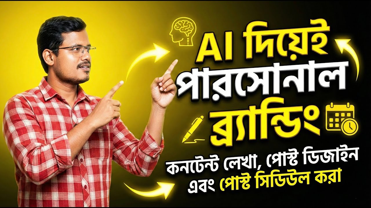 AI দিয়ে Personal Branding এর ফুল গাইডলাইন: কনটেন্ট লেখা, পোস্ট ডিজাইন এবং পোস্ট সিডিউল করা