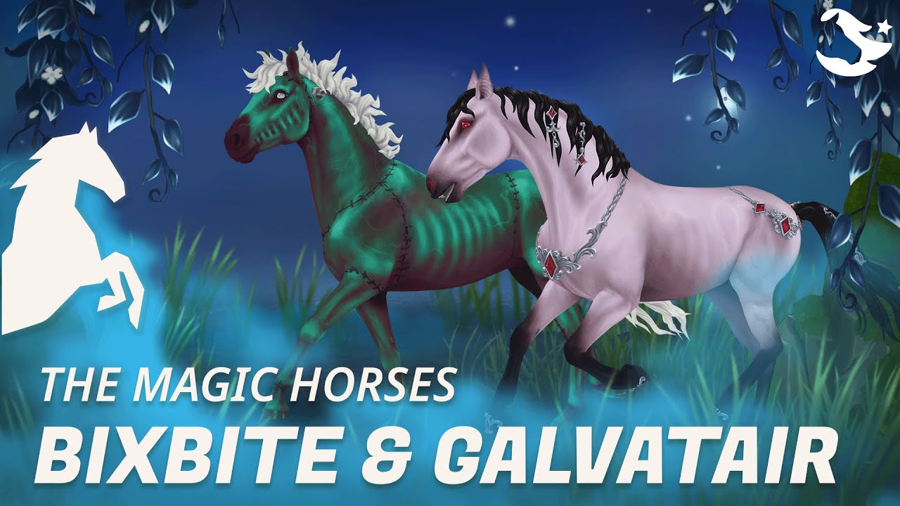 Bixbite и Galvatair | Волшебные лошади Star Stable 🧛‍♀️