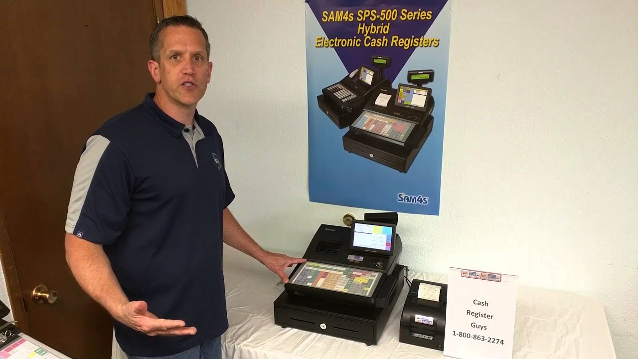 SAM4s SPS-530F Cash Register Overview