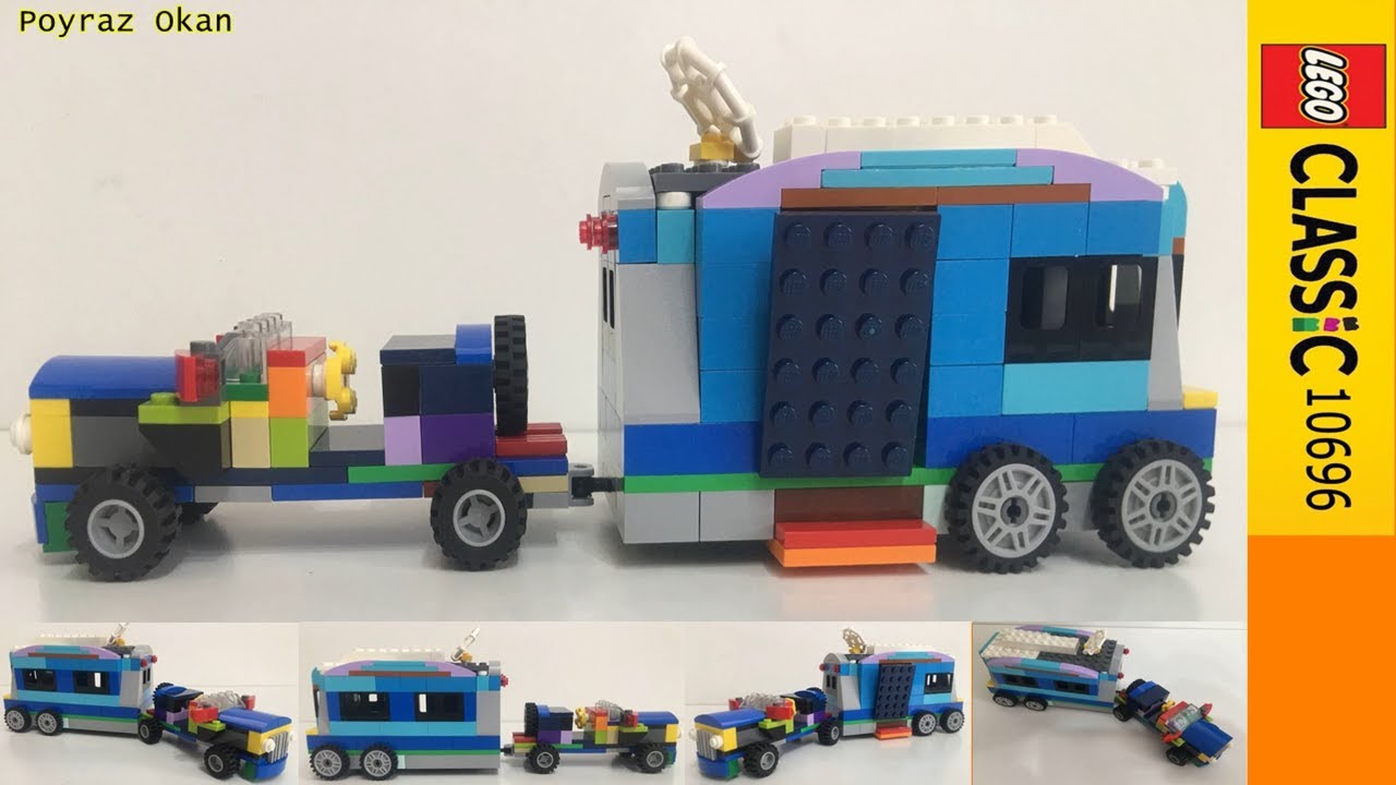 Lego Classic 10696 Yeni İnşa Fikirleri | 1959 Model Jeep CJ5 ve Karavan Yapımı | Harika Tasarımlar