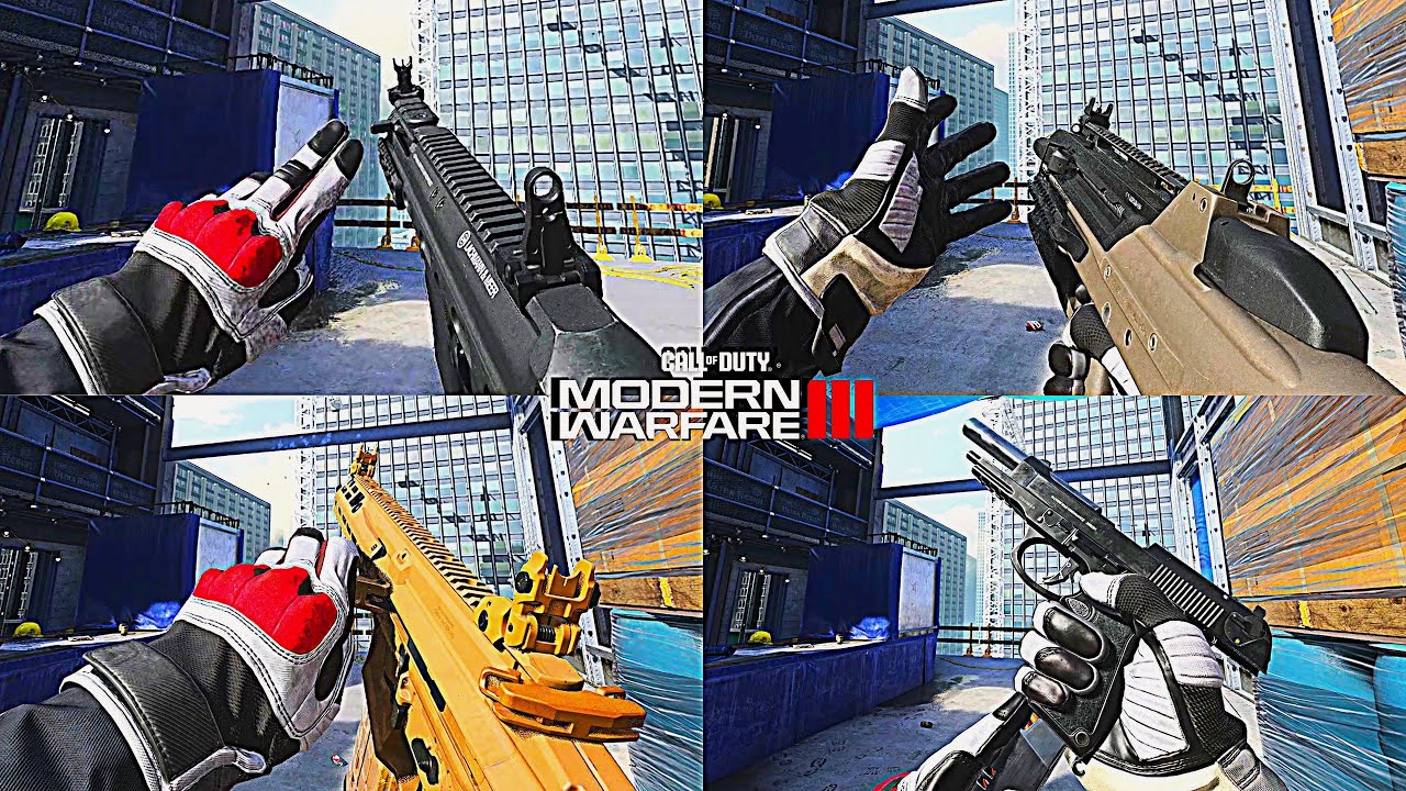 Modern Warfare III - ALL Weapons Equip & Reload Animations