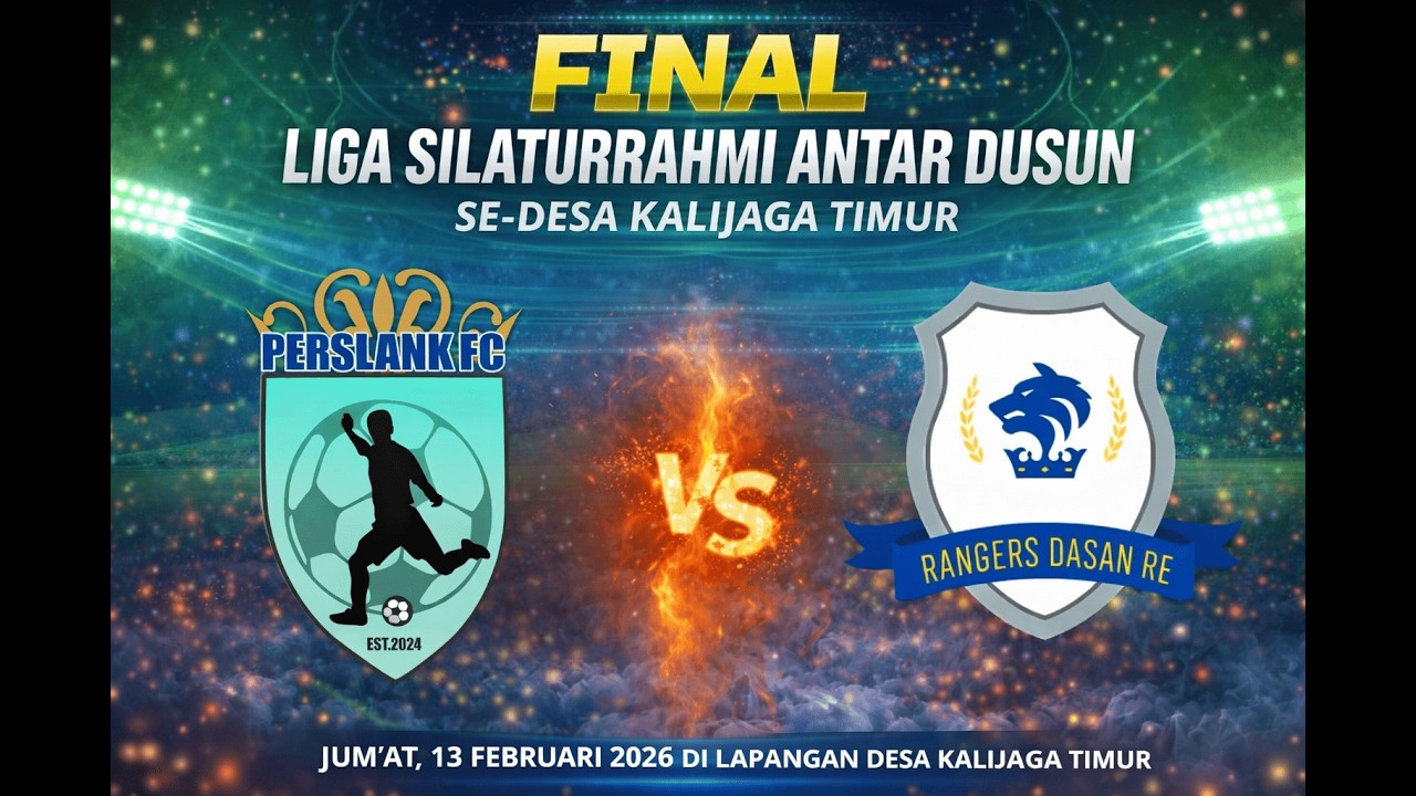 FINAL PERSLANK FC B VS RANGERS FC 1
