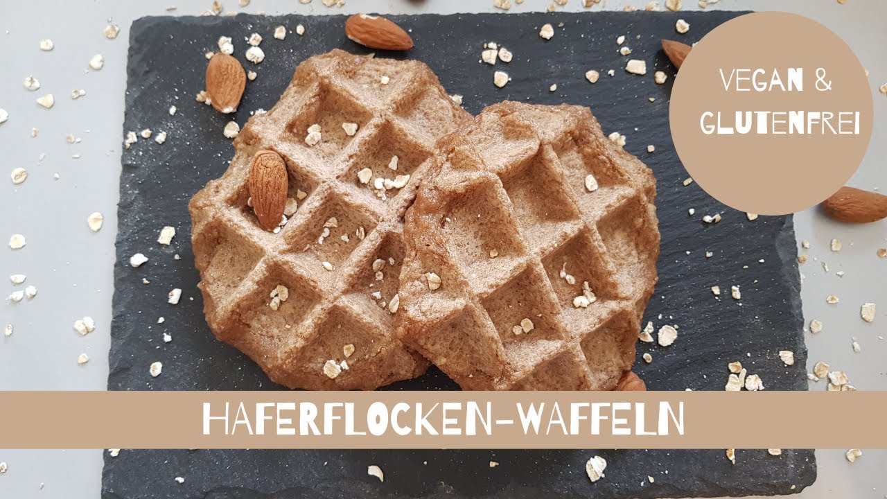 Belgische Waffeln aus Haferflocken