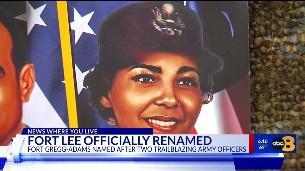 Fort Lee renamed to Fort Gregg-Adams after two black army pioneers