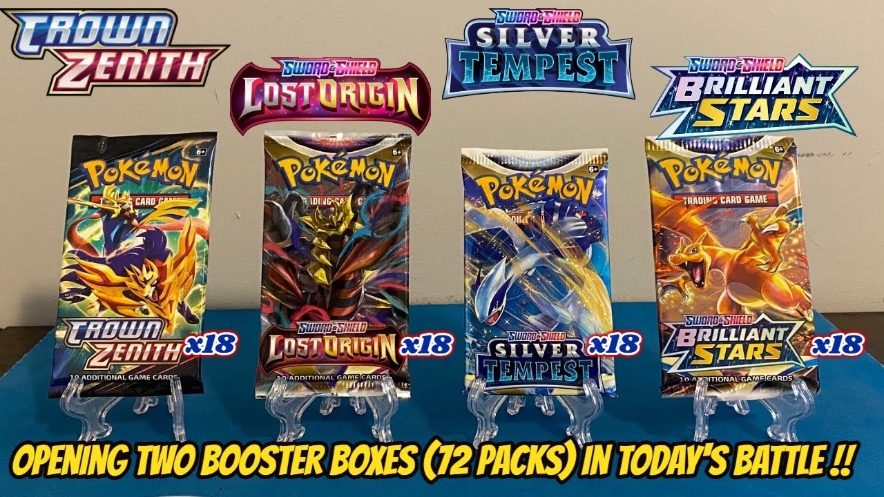 FINALLY!! CROWN ZENITH vs LOST ORIGIN vs SILVER TEMPEST vs BRILLIANT STARS Pokemon Card Opening!!