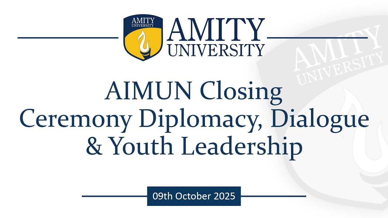 AIMUN Closing ceremony | 9th Oct 2025