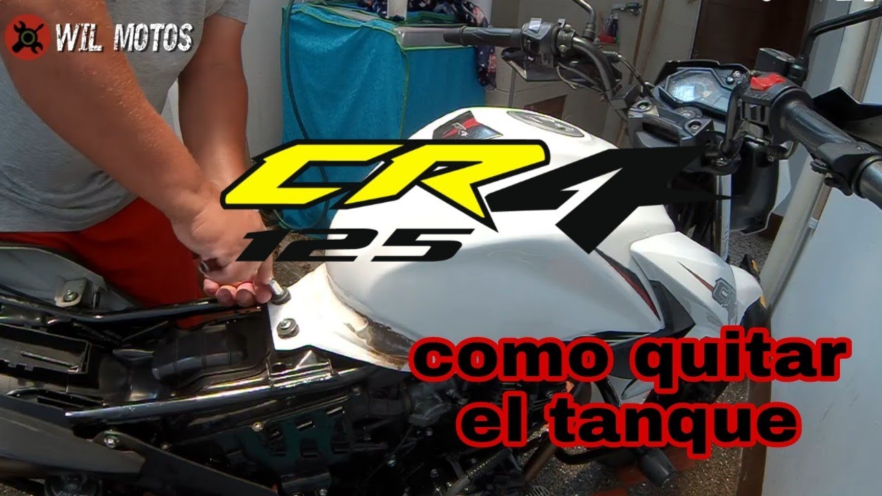 como quitarle el tanque a la cr4 125 - 162 | para mantenimiento de limpieza, entre otros.(miré como)
