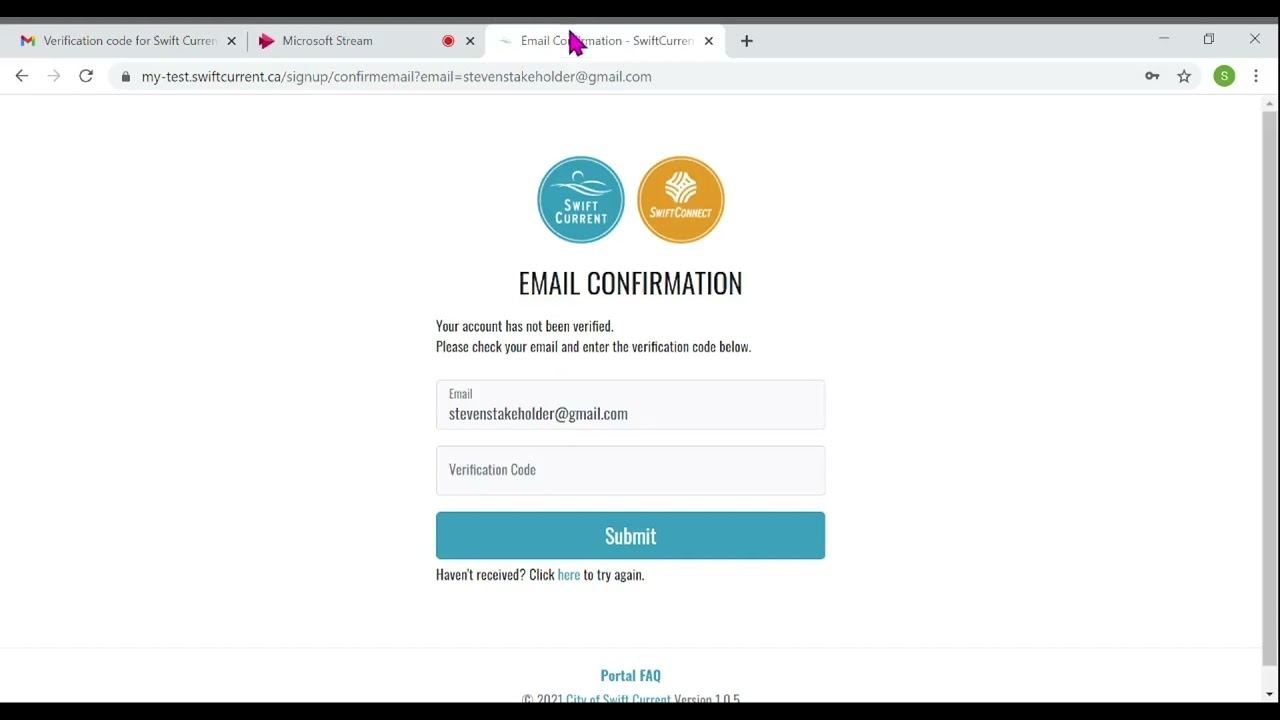 HOW TO SIGN UP FOR A SWIFTCONNECT ACCOUNT (YOU DO NOT HAVE A COMMUNITY SERVICES ONLINE ACCOUNT)