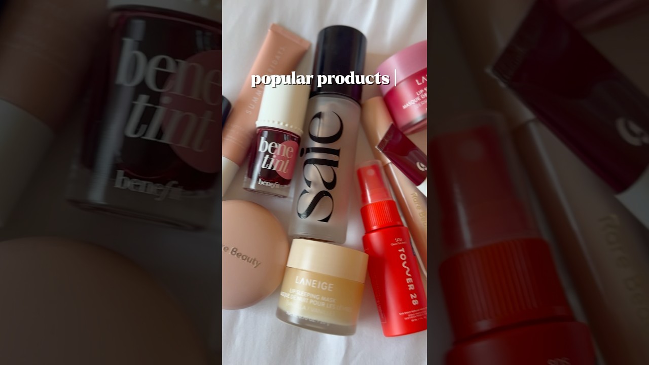 popular products i ACTUALLY recommend! #preppy #products #recommended #trendingshorts #makeup