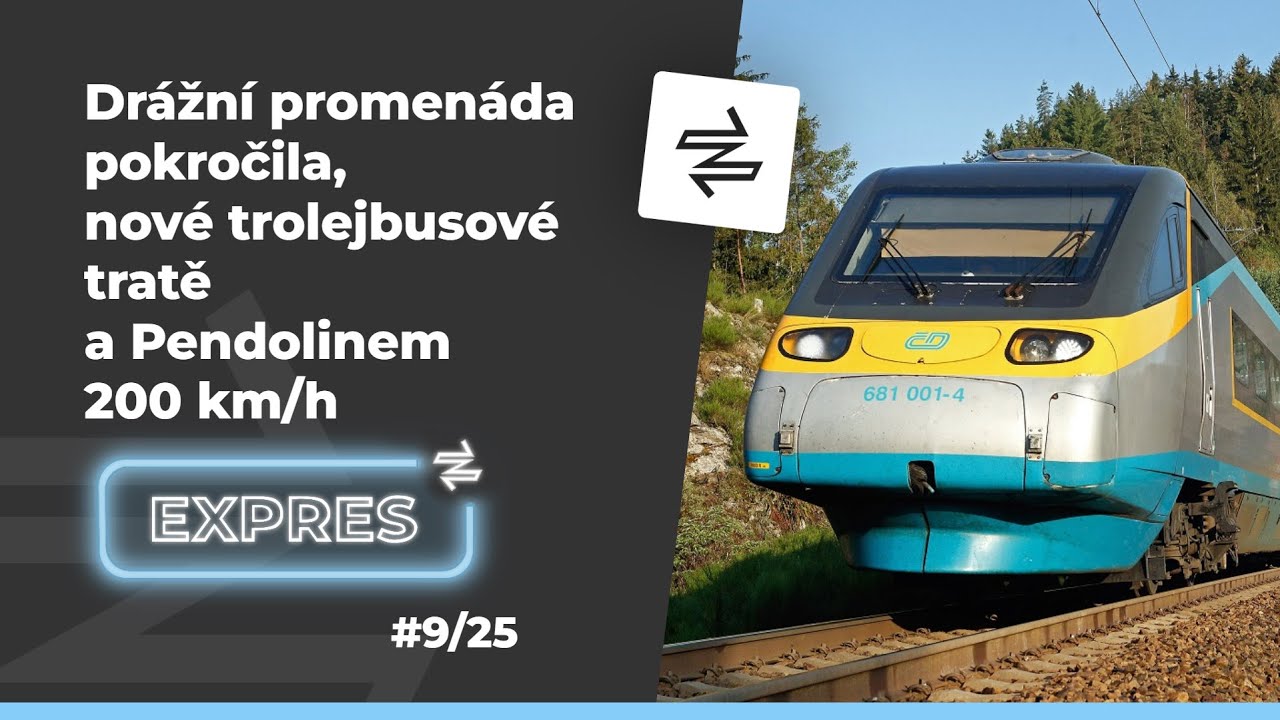METROBUS EXPRES #9: Budoucnost nejskloňovanějšího železničního mostu u nás a trolejbusové tratě