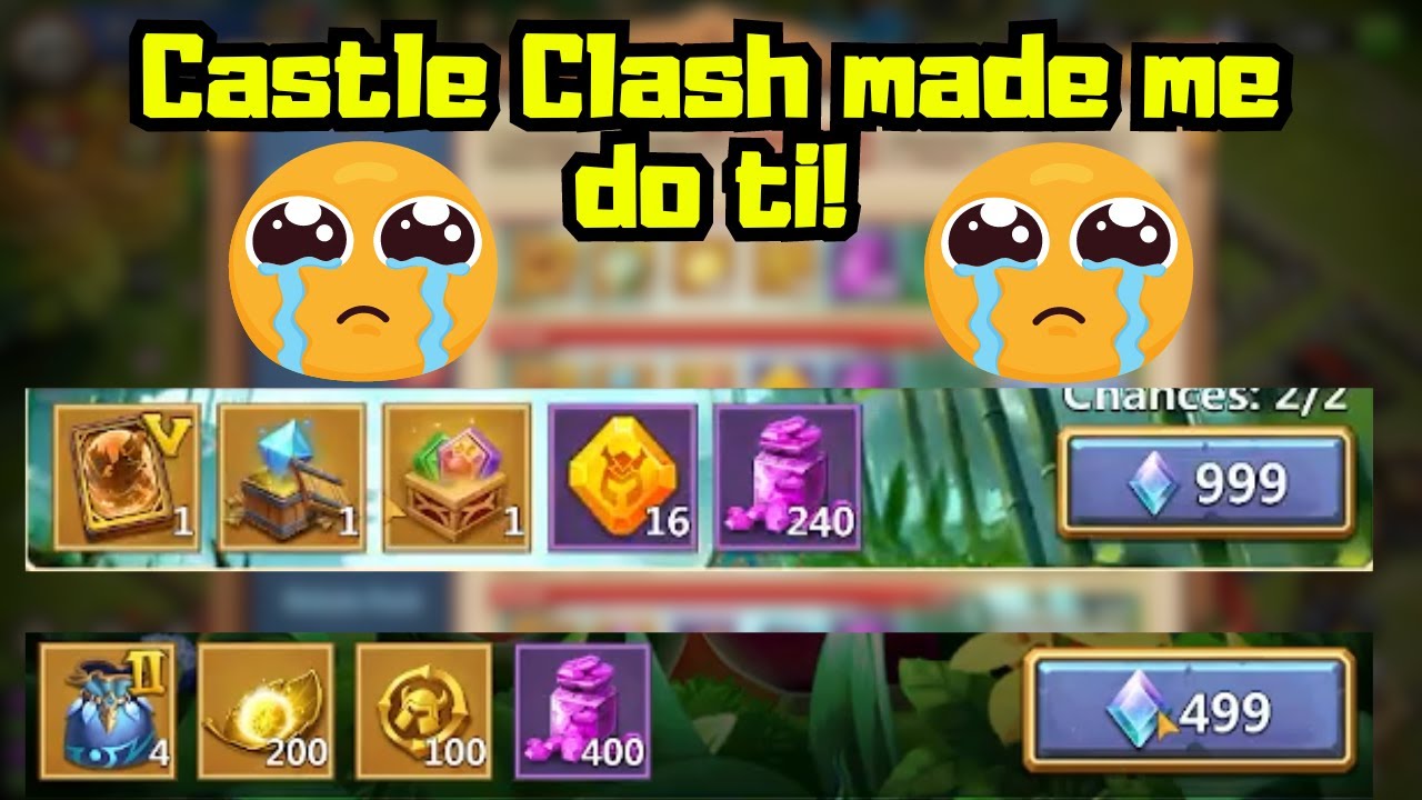 I had to do it | Castle Clash
