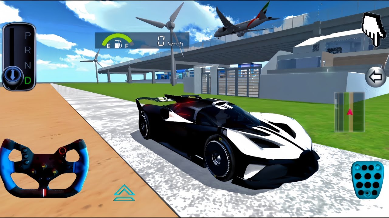Beach Road Par Supercar 😍 Airport Drive | 3D Driving Class 3