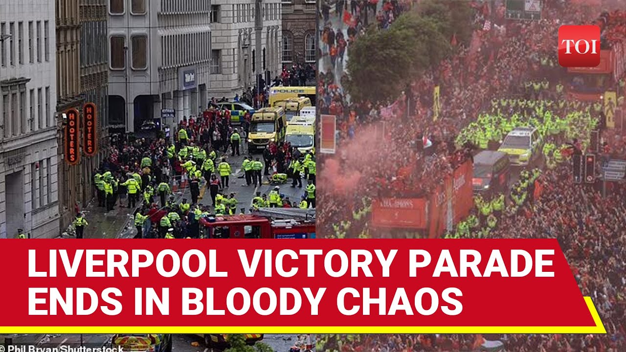 'Insane' Video Of Car Crash At Liverpool FC Parade Goes Viral | UK Driver Stops, Then Speeds...