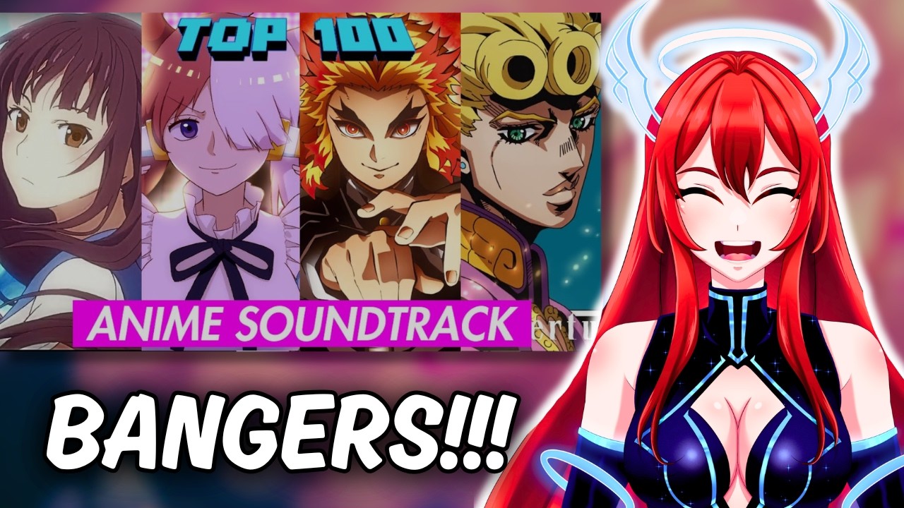 FIRST TIME Watching  TOP 100 Most Popular Anime OSTs - VTuber Reaction