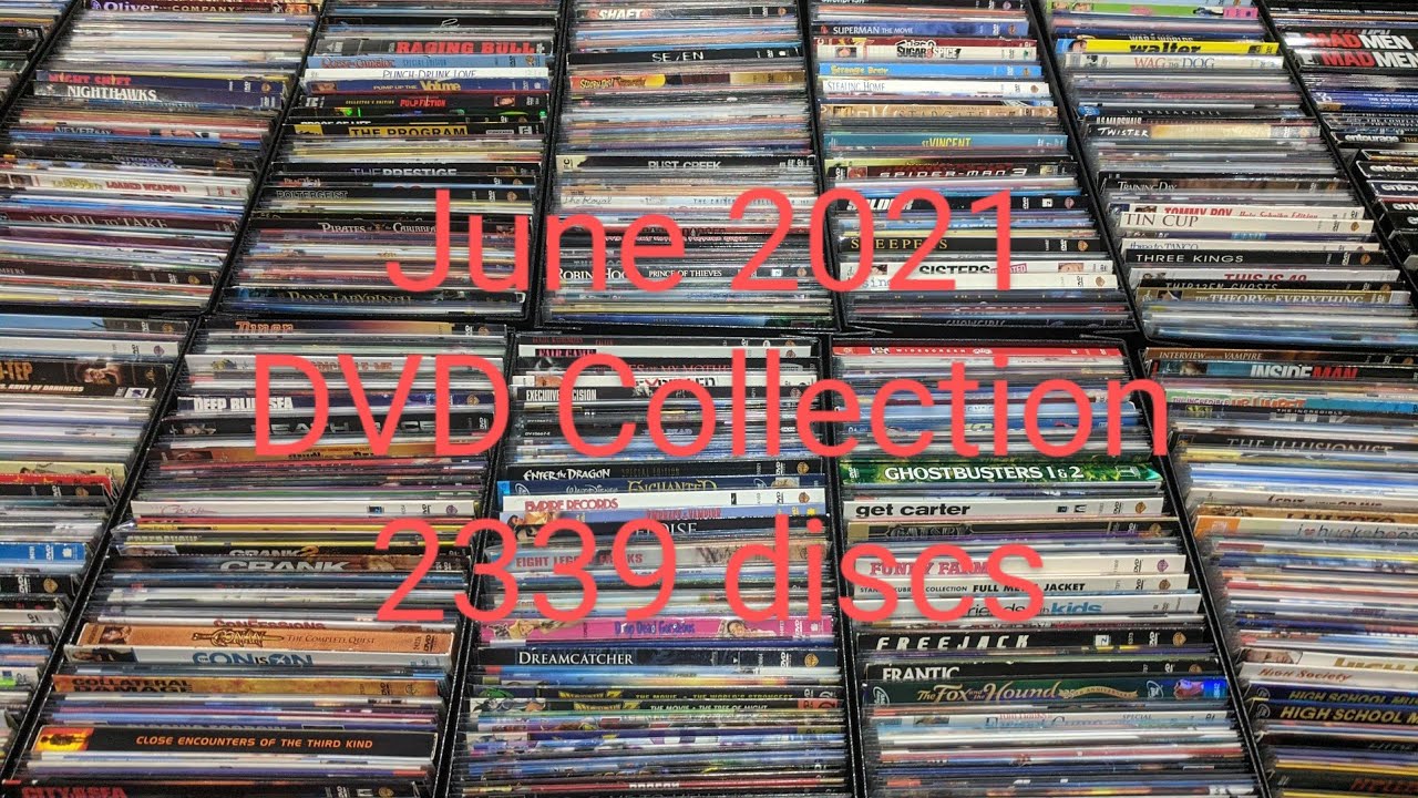 My (almost) 2,500 DVD Collection (June 2021)