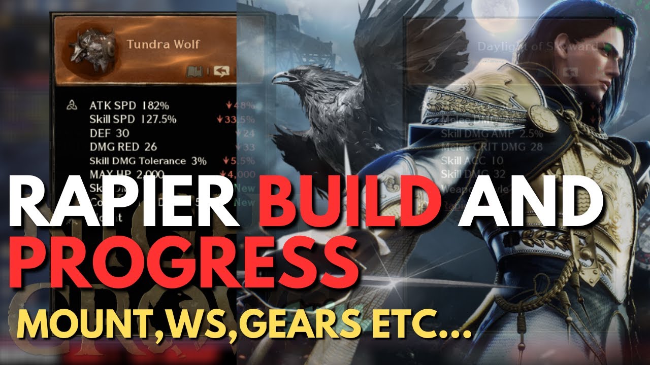 NIGHTCROWS - Rapier Build and progress SUGGESTION !