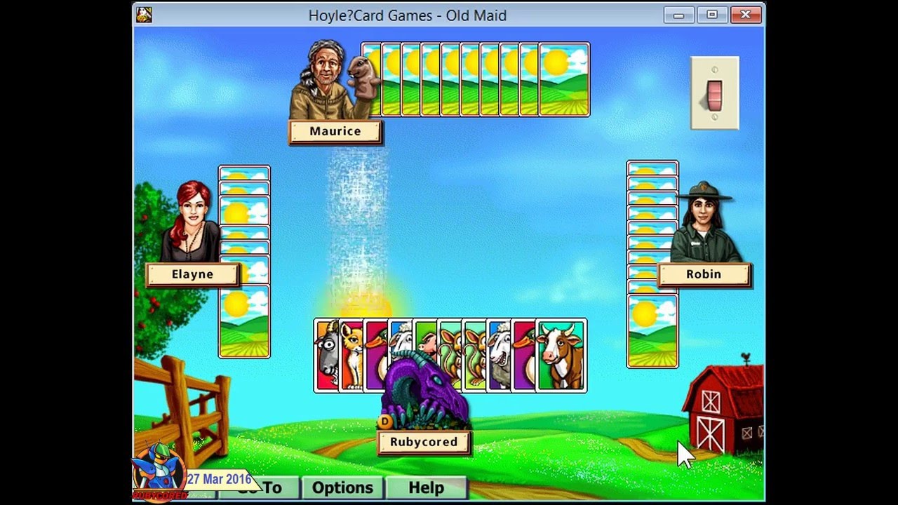 Hoyle Card Games 5 (2001) - Old Maid 01 (3 Games)[720p]