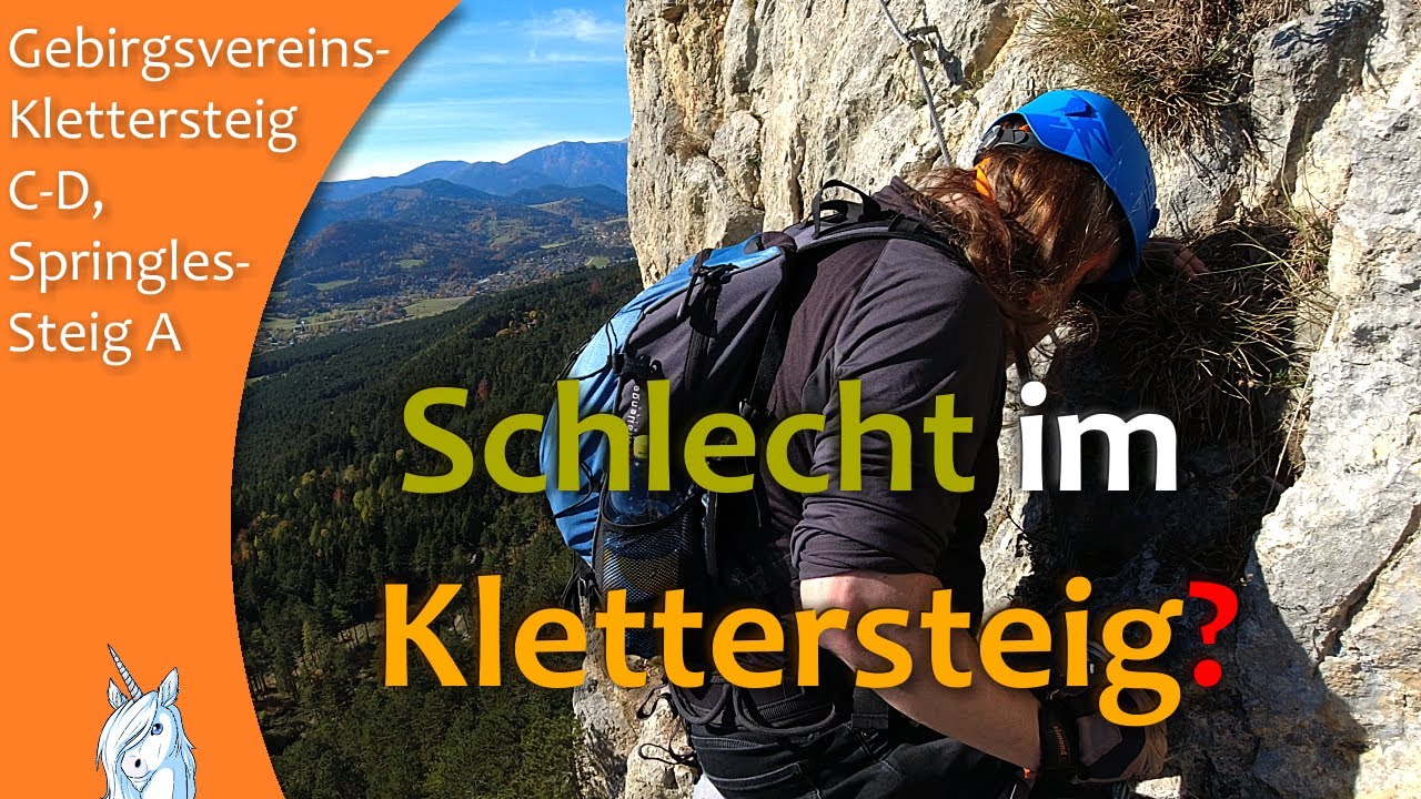 Hohe Wand - Gebirgsvereinssteig und Springlessteig - Klettersteig in Niederösterreich