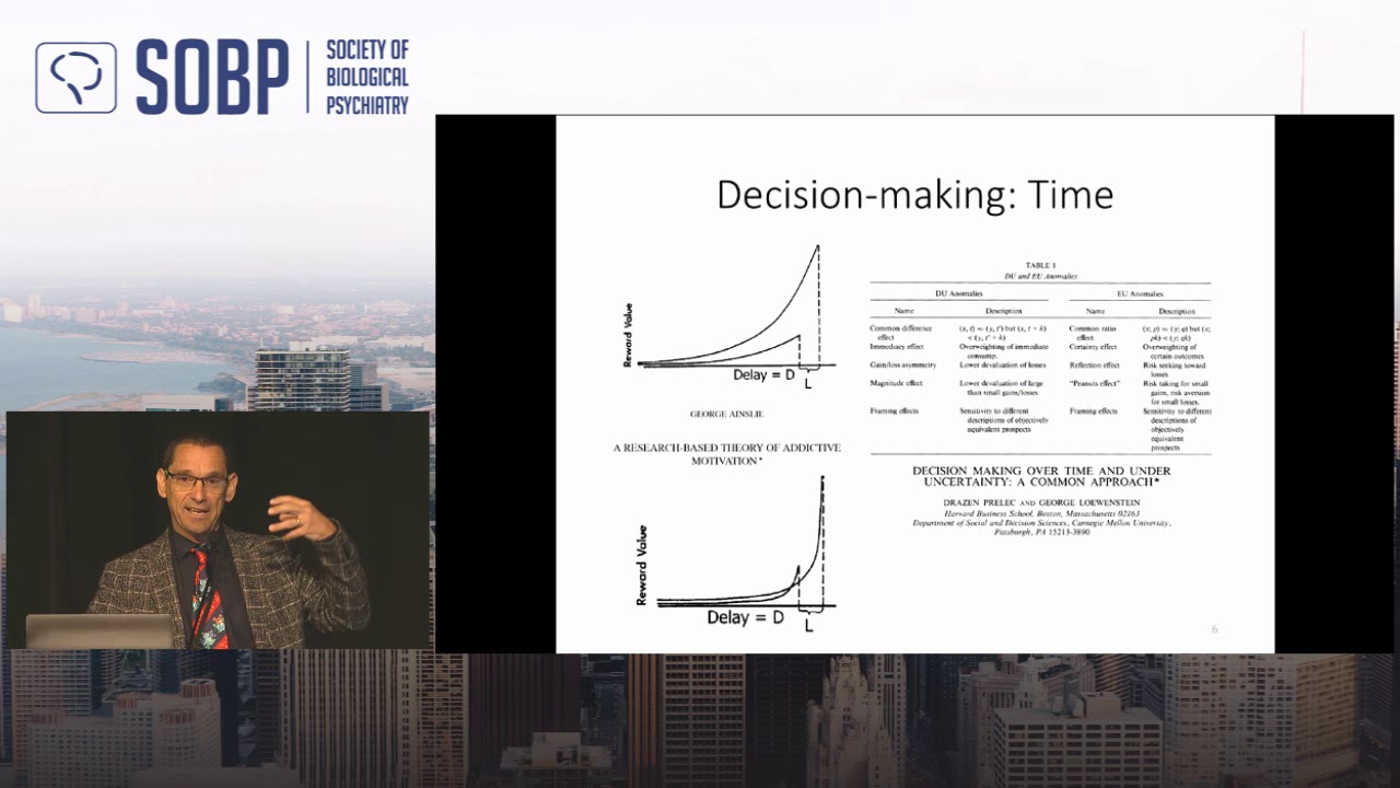 74th SOBP Annual Meeting Plenary - Decision-Making and Computational Psychiatry - Martin Paulus
