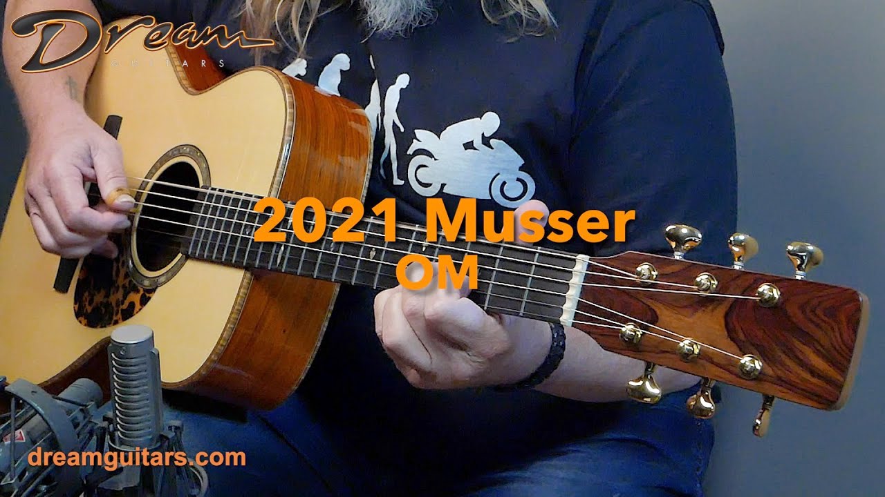 2021 Musser OM, Cocobolo & Blue Spruce
