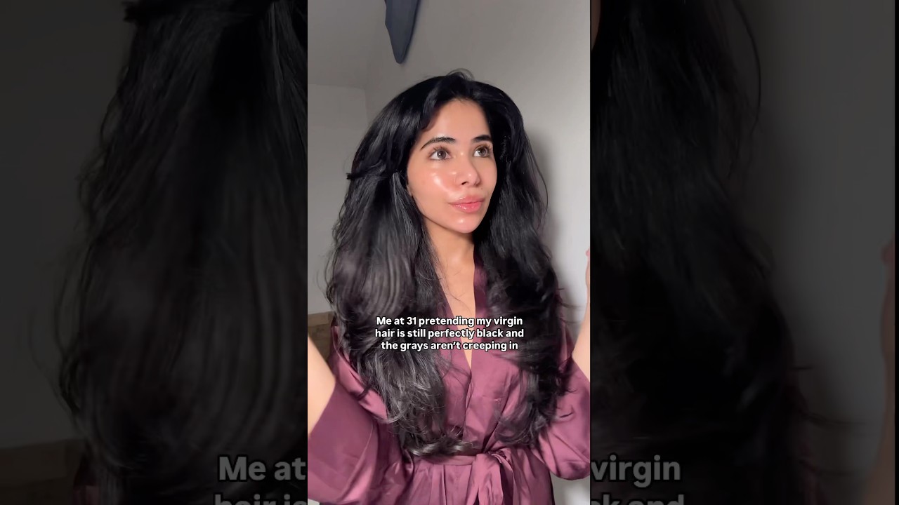 Gray hair in my 30s #haircare #haircolor